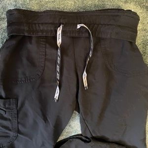 Urbane Black Scrub Pants